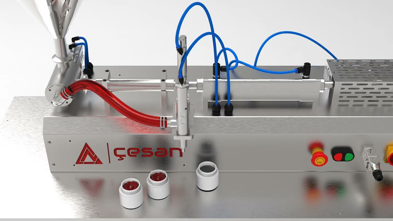 Manuel Likit Dolum Makinası 10ml 1000ml (Manuel Filling Machine)