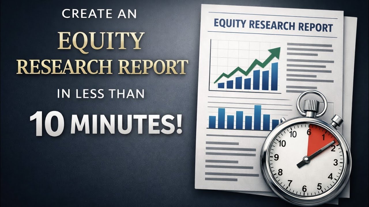 How to Make an Equity Research Report in Less than 10 Minutes