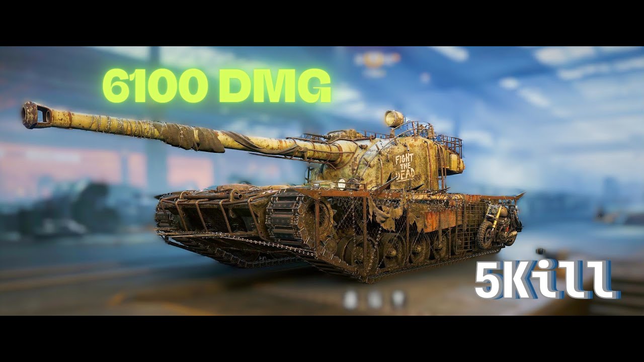 World of Tanks H3 (6100DMG-5 Kill) 4K