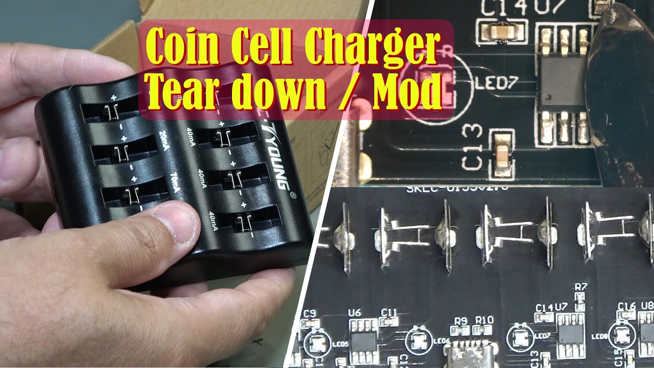 Coin Cell Charger Teardown and Mod #0124