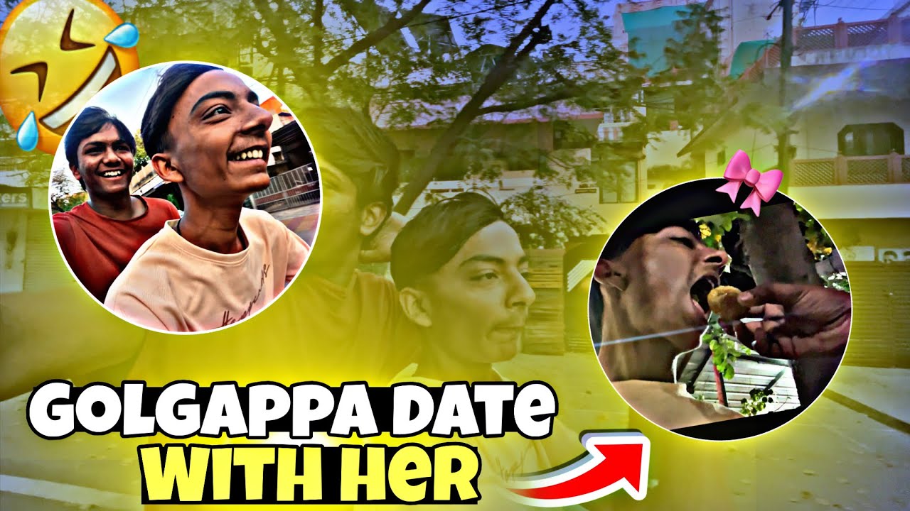 Golgappa date pe aagye🎀😅|| @SujalBlogz #viralvideo #vlogger #video #youtube #viral 