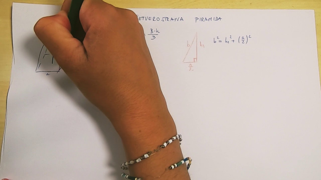 Matematika 8. Razred - Pravilna četverostrana piramida