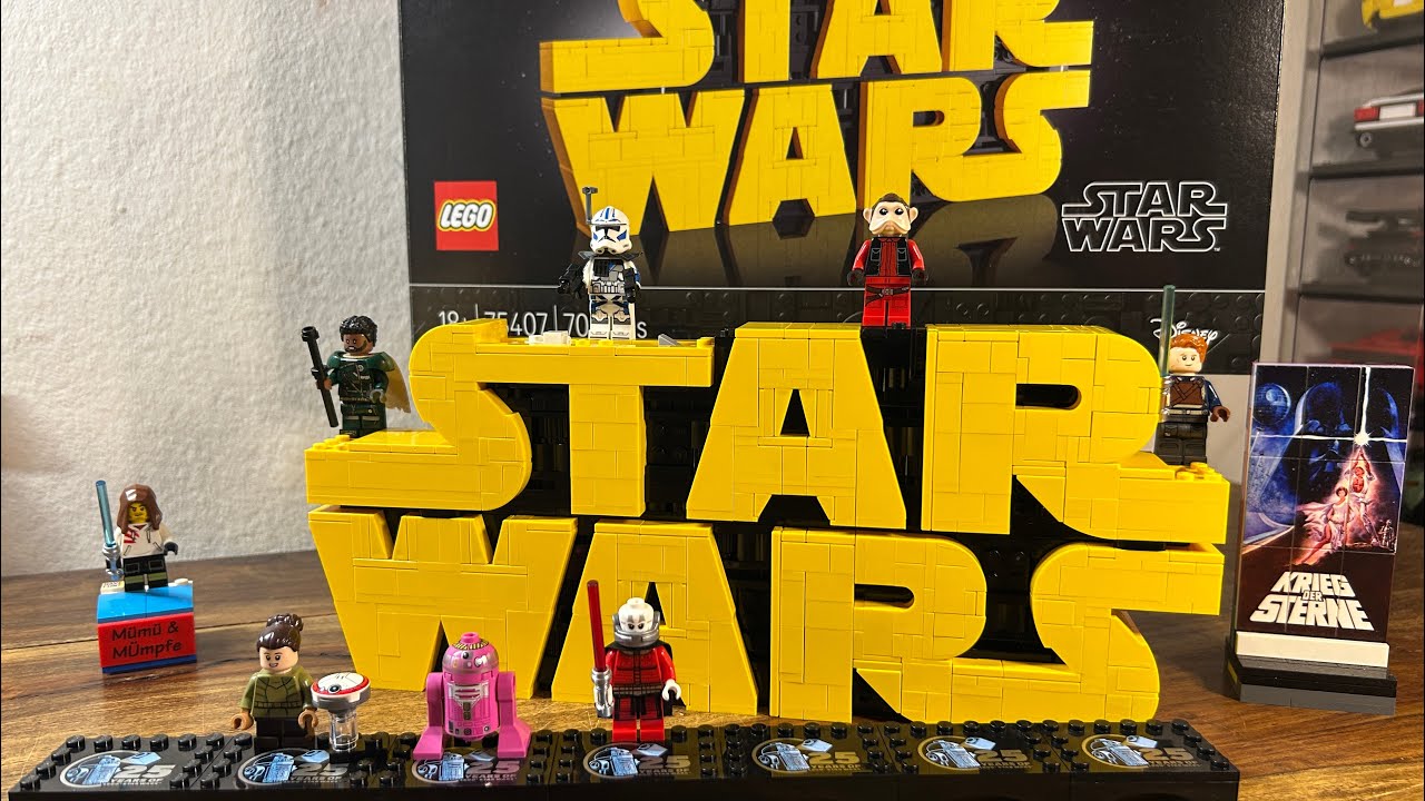 Es wär so einfach 🤔 Aber ich hab da ne idee!! Star Wars Logo von Lego®️ 75407