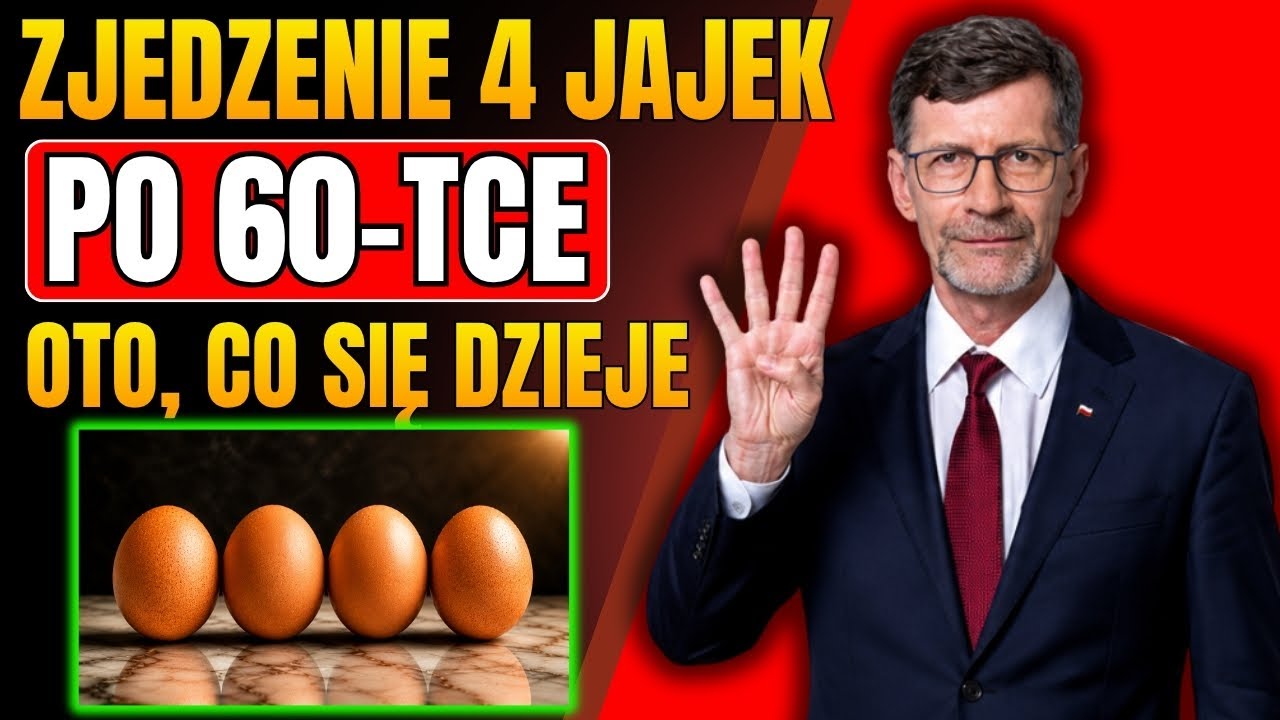 Jedzenie 4 jajek po 60.: Oto, co się naprawdę dzieje | WYJAŚNIA LEKARZ