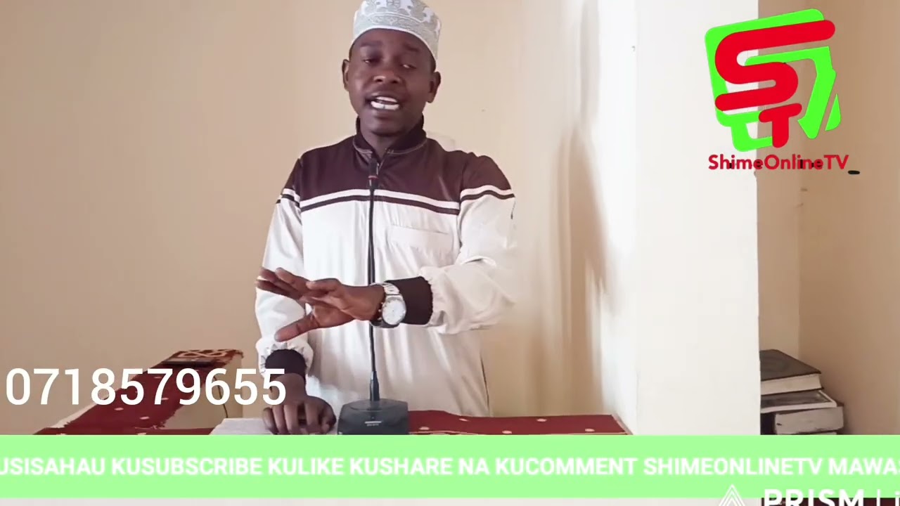 KHUTBA YA IJUMAA MADA MAMBO YA KUYAJUA KWENYE FUNGA IMAMU MKUU UST MUAMBO SHIME MASJID NUURUL YAQIIN