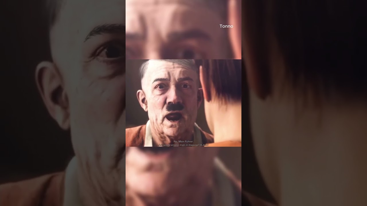 No Mein F&uuml;hrer, I'm from Arizona... | Hitler Scene #hitler #wolfensteinnewcolossus #shorts #gaming