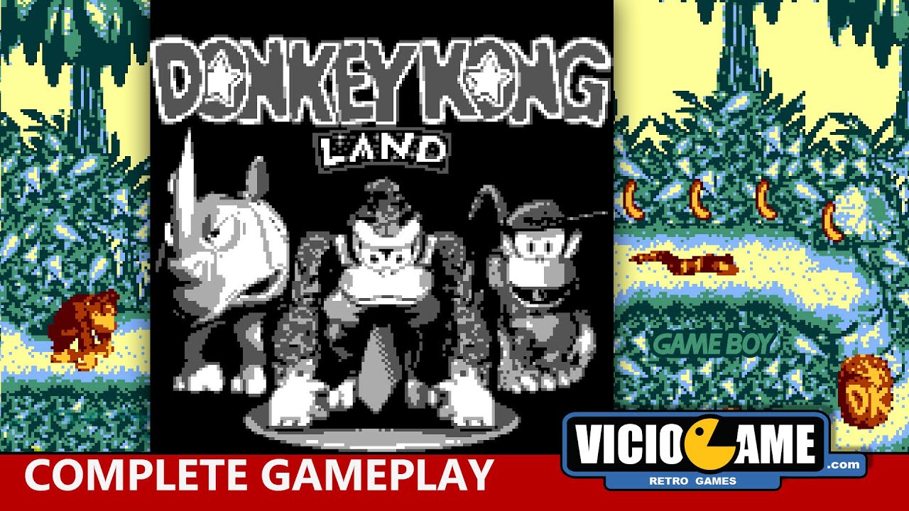 🎮 Donkey Kong Land (Game Boy) Complete Gameplay