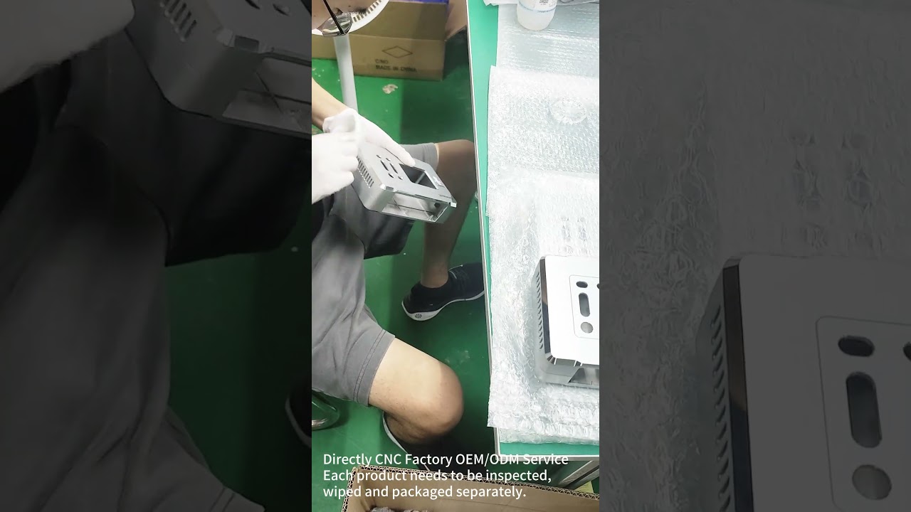 Precise and high-gloss aluminum shell, CNC-milled bending and laser-cut metal box manufacturing 