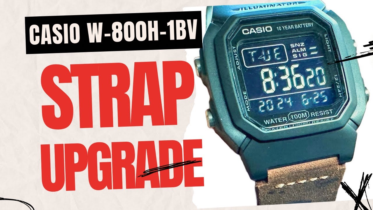 Casio W-800H получает модное преображение! #w800