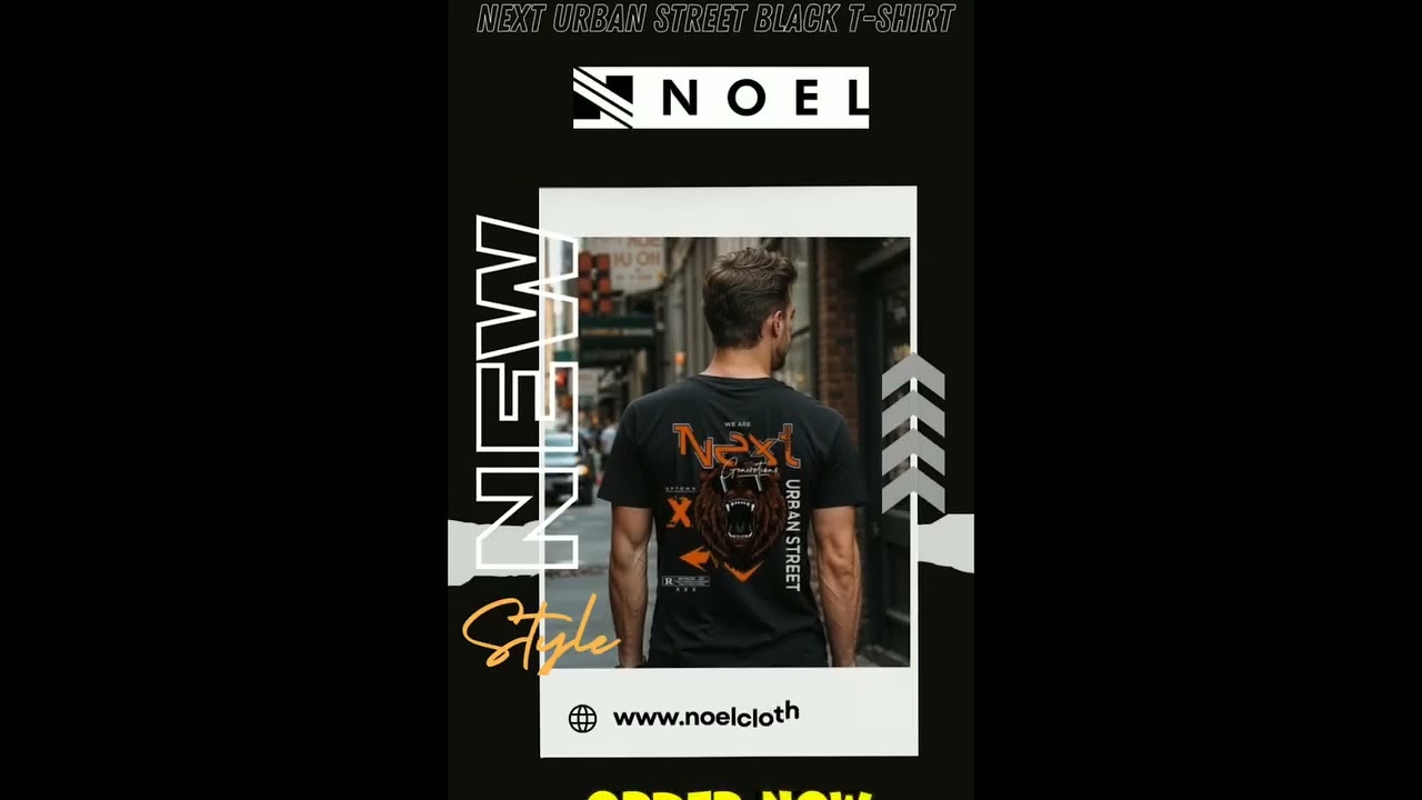 𝙉𝙚𝙭𝙩 𝙐𝙧𝙗𝙖𝙣 𝙎𝙩𝙧𝙚𝙚𝙩 𝘽𝙡𝙖𝙘𝙠 𝙏-𝙨𝙝𝙞𝙧𝙩 #UrbanWear #ComfortAndStyle #BoldDesign #NextLevelFashion