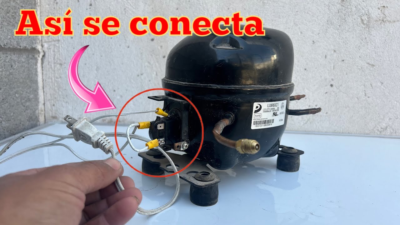 Cómo arrancar COMPRESOR  de REFRIGERADOR
