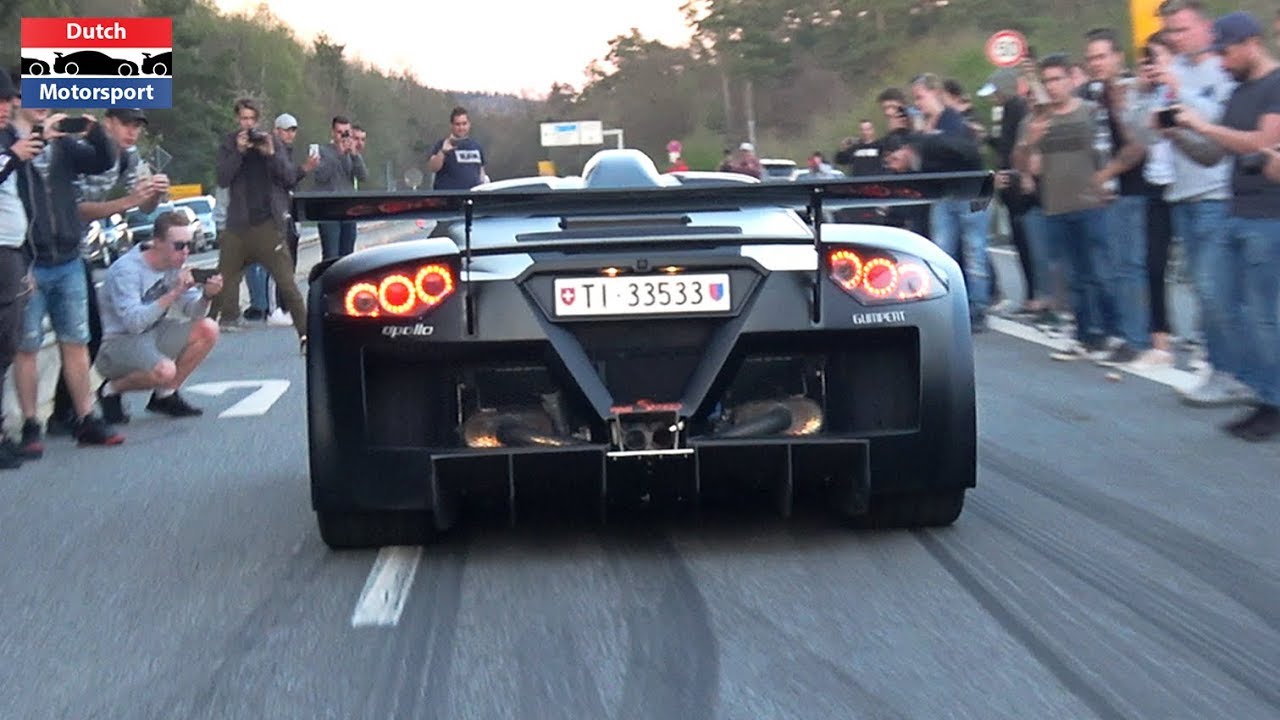 Gumpert Apollo at the Nürburgring - Accelerations, Flybys & Overview!
