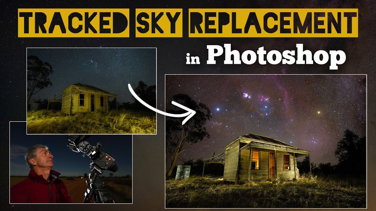 Tracked Sky Replacement - in Photoshop