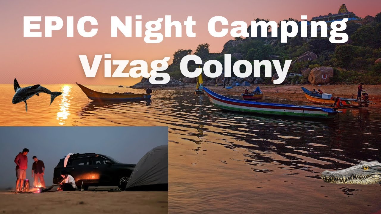 Winter Camping🏕️in Vizag Colony 2026 || ప్లాస్టిక్ తో నిండిపోయింది 