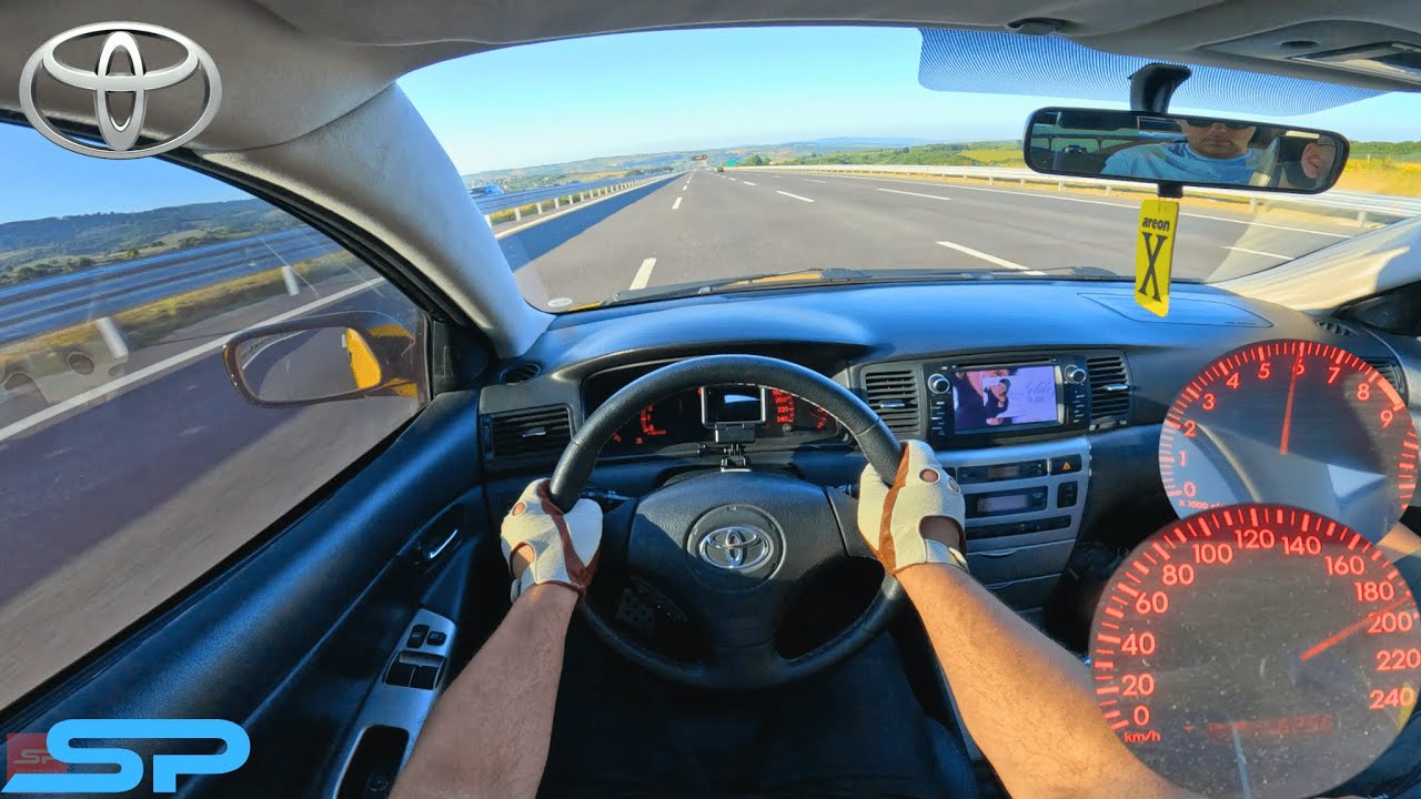 2003 TOYOTA COROLLA T-SPORT - AUTOBAHN POV Test Drive I 4K