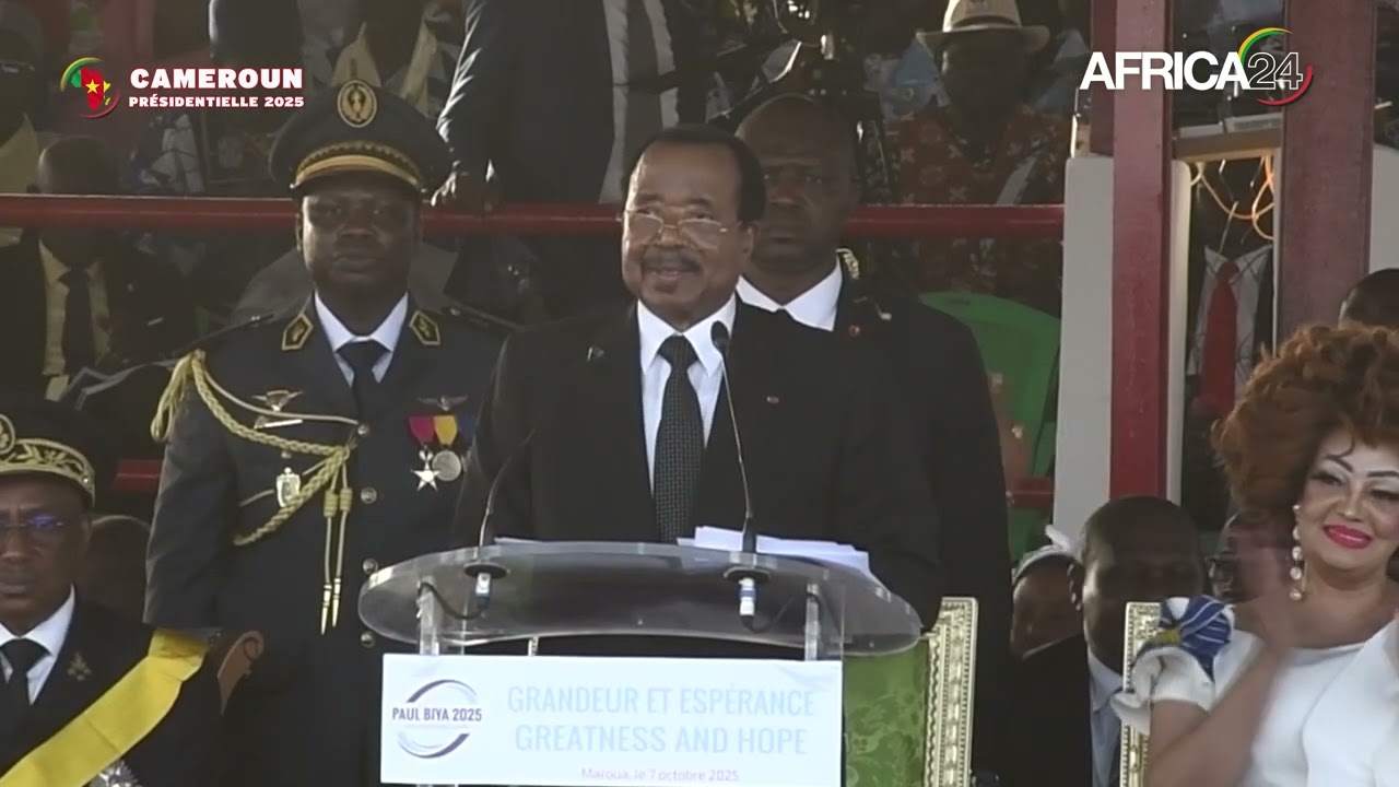 Discours meeting campagne électorale Paul Biya à Maroua