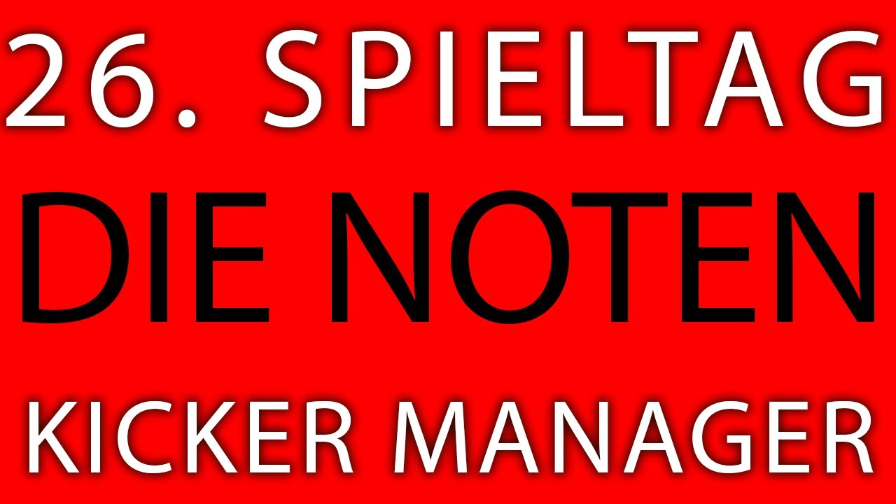 26-й тур - рейтинг - игра Kicker Manager