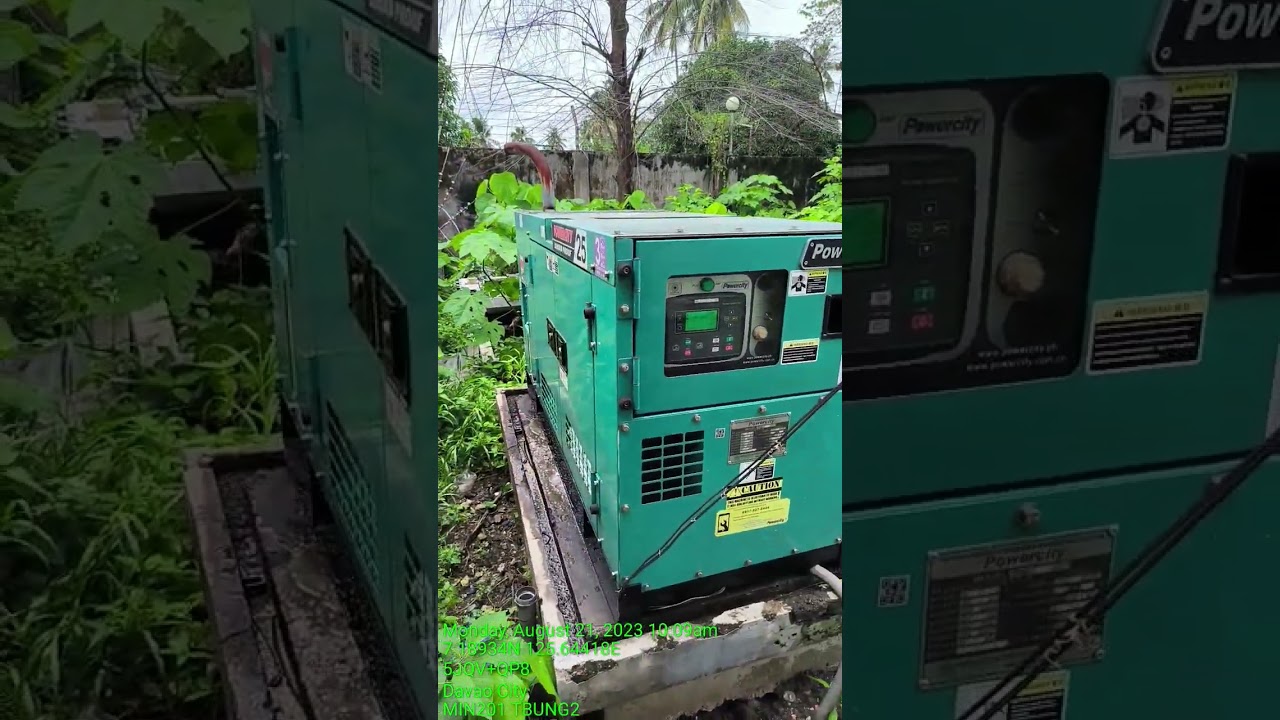 Powercity Genset/ATS Set Weekly Warm-up with Load