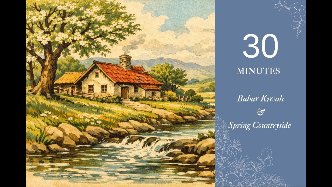 🏚Sonder - Purrple Cat & Bahar Kırsalı & Spring Countryside - Asmr & Ambiyans #relax  #nature