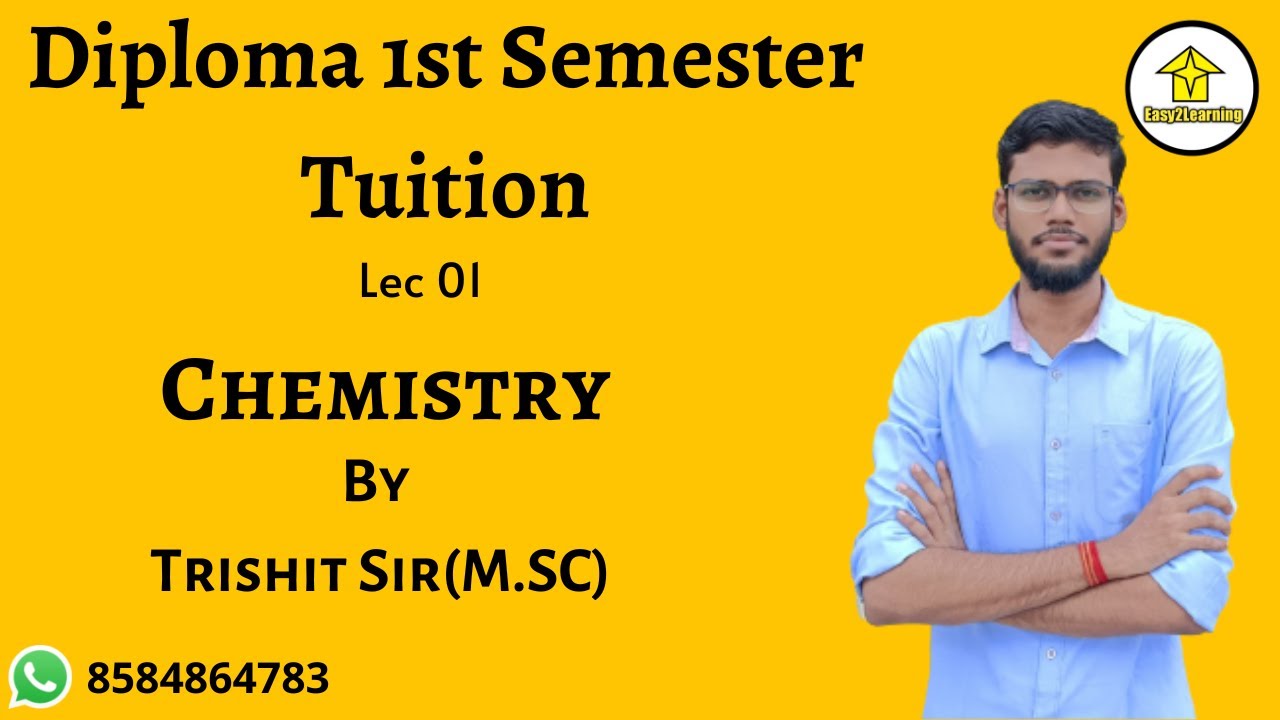 Diploma 1st SEM Atomic Structure | Lec 01Chemistry | By Easy2Learning, By Trishit Sir