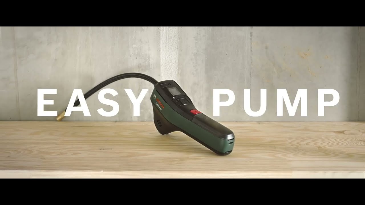 Bosch Easy Pump เครื่องสูบลม, เติมลมไร้สาย 3.6V. Max.150PSI. ระบบ AUTO STOP