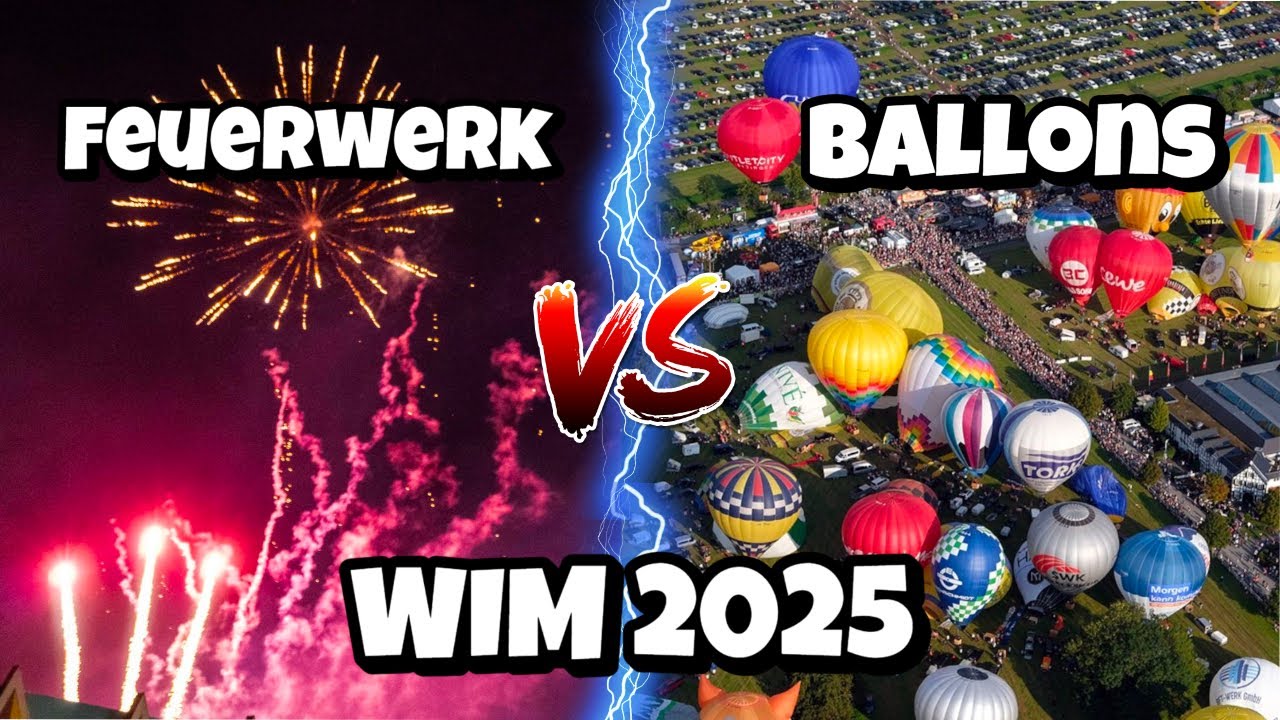 XXL FEUERWERK beim WIM 2025 | Spektakuläres MUSIKFEUERWERK