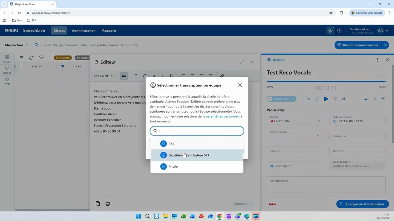 Tuto: Comment utiliser la reconnaissance vocale dans l'interface web SpeechLive ?