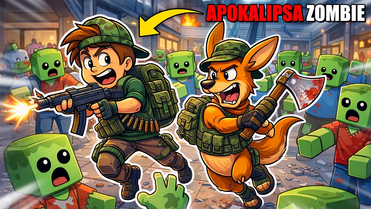 SPRÓBUJ PRZETRWAĆ APOKALIPSĘ ZOMBIE W GALERII HANDLOWEJ w Roblox!