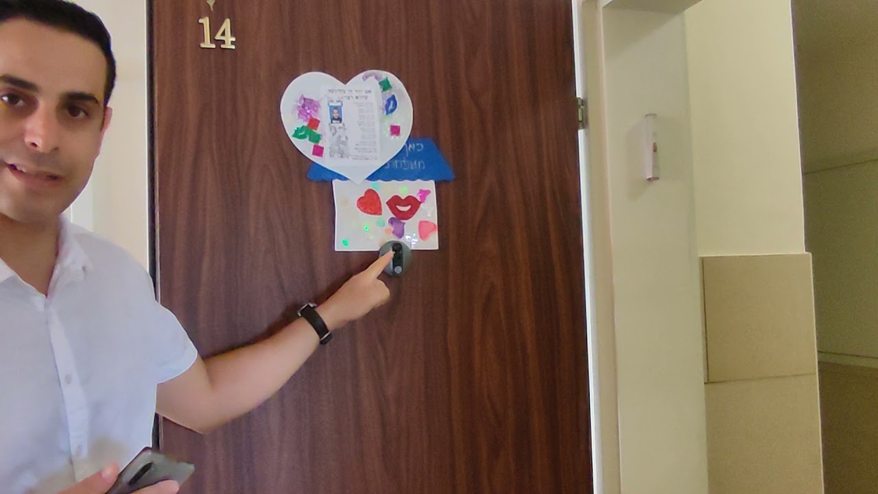 עינית WIFI מקליטה לדלת עם אפליקציה לצפייה מרחוק