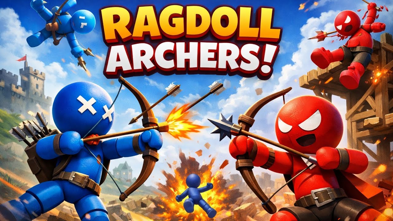 Эпические сражения в ragdoll archers!