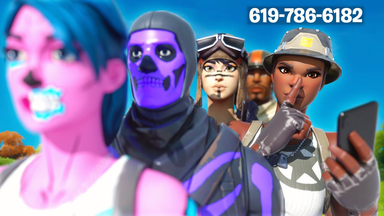 I put my PHONE NUMBER in my NAME and STREAM SNIPED Fortnite FASHION SHOWS...