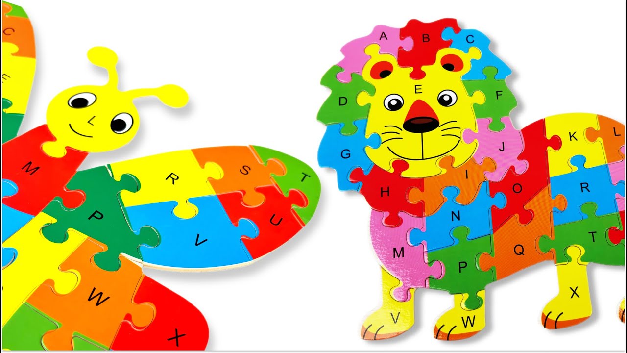 Learn Colors and Alphabet and Solve Puzzle Games | Preschool Educational Video
