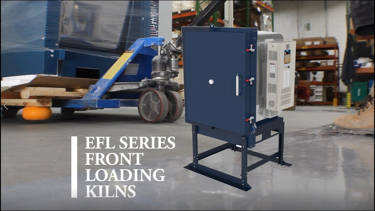 eFL Series Front-Loading Ceramic Kiln Assembly Video