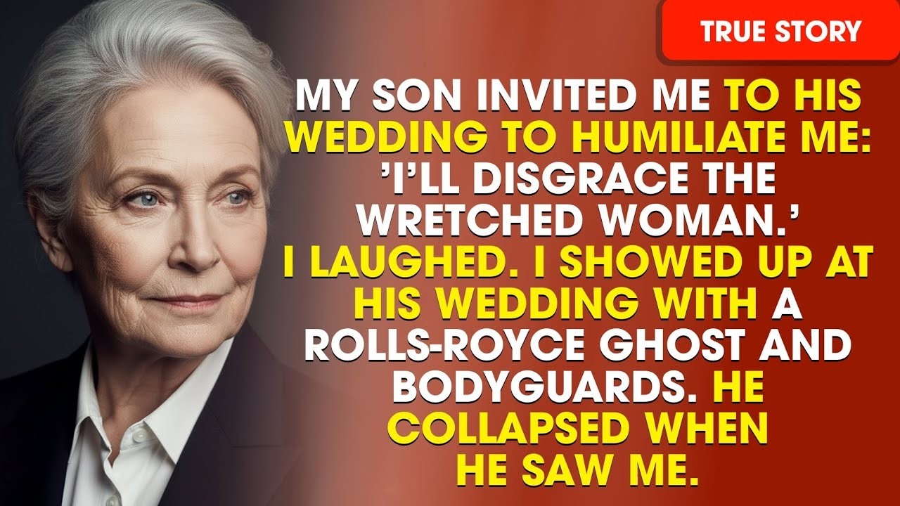 My Son Invited Me To His Wedding To Disgrace Me, But I Arrived In A Rolls Royce Ghost He Co