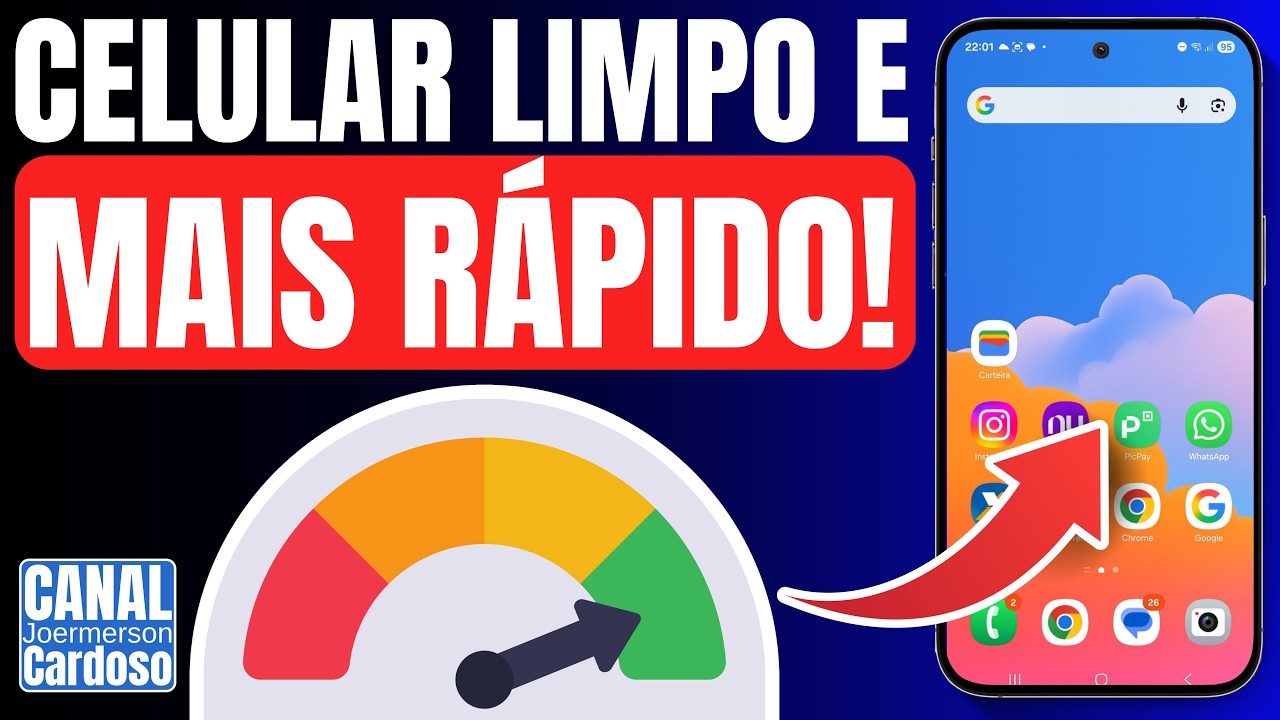 CELULAR LENTO? Veja como LIMPAR a MEMÓRIA e Acelerar o DESEMPENHO!