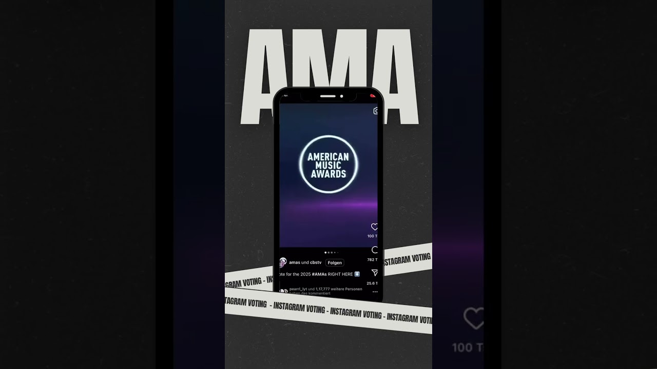 AMAs Instagram Voting Tutorial