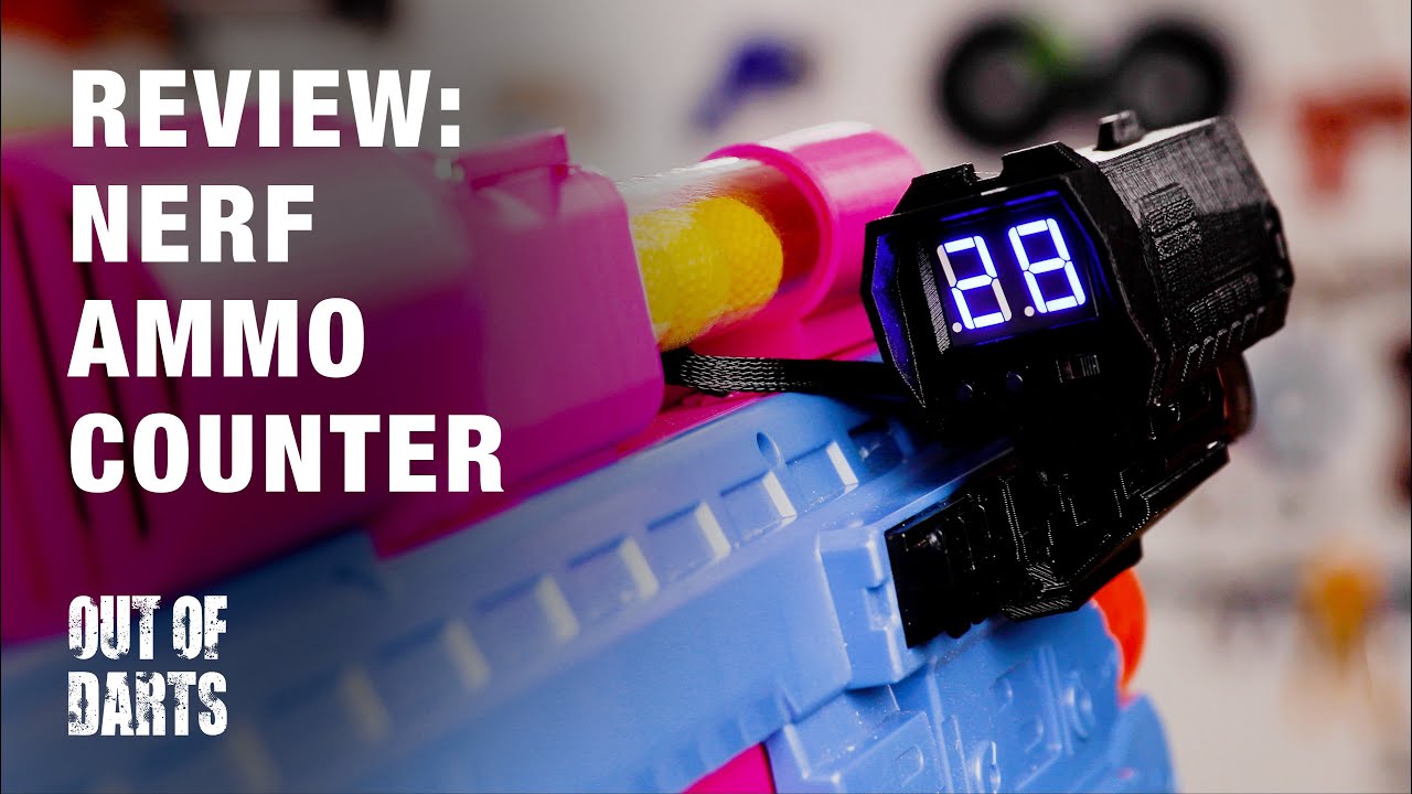 Nerf Mod: Ammo Counter MKII + HIRricane 85 ball capacity