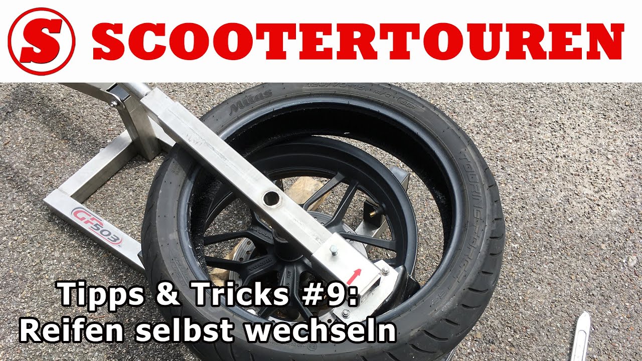 Scooter Tipps #9: Reifen beim Scooter selbst wechseln – so geht das ganz einfach