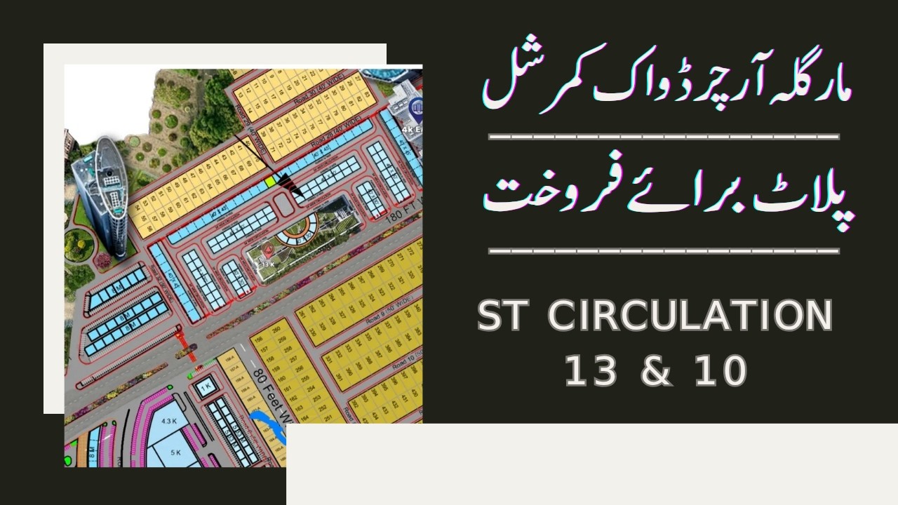 Margalla Orchard Walk Commercial 8 Marla Plot For Sale Site Visit Circulation 13 | @Nexus Estate TV