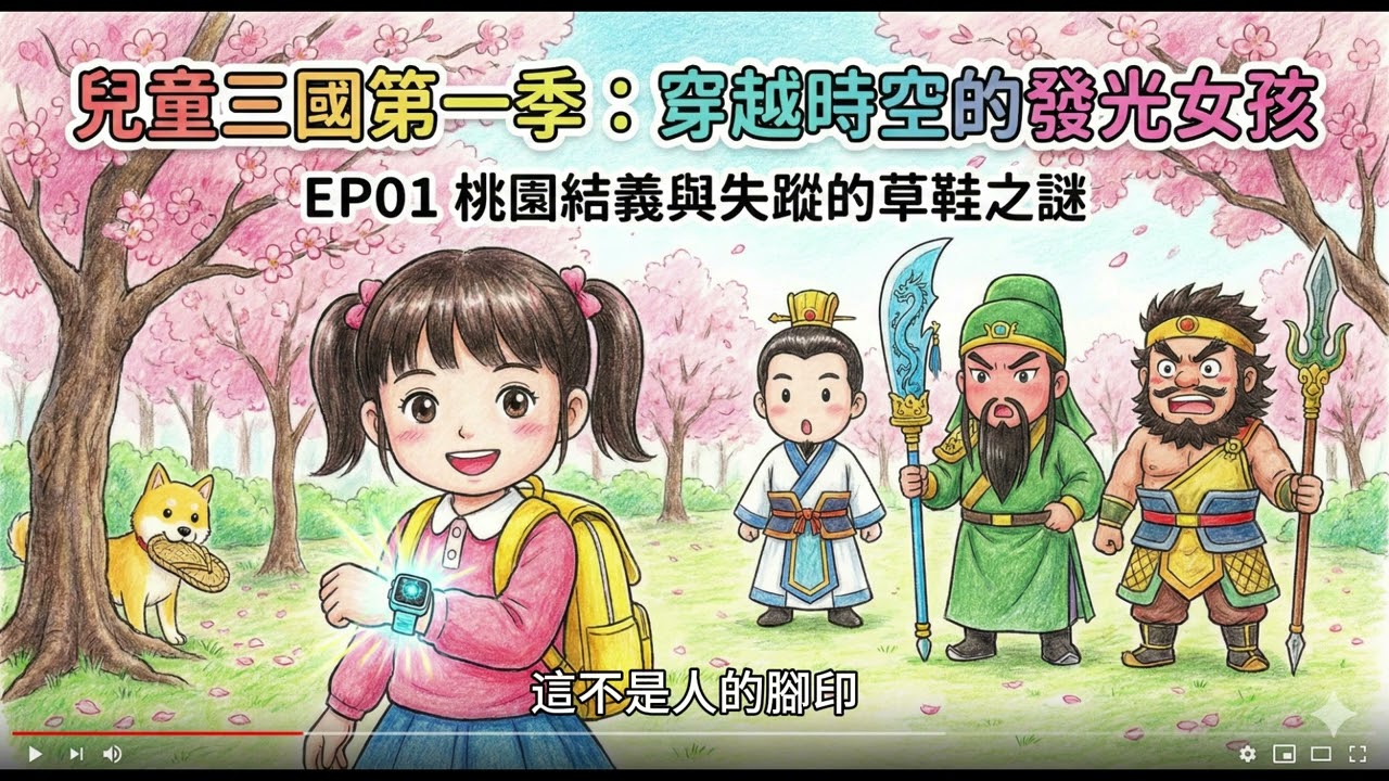 《兒童三國》 S1 EP01 掉進古代的發光女孩
