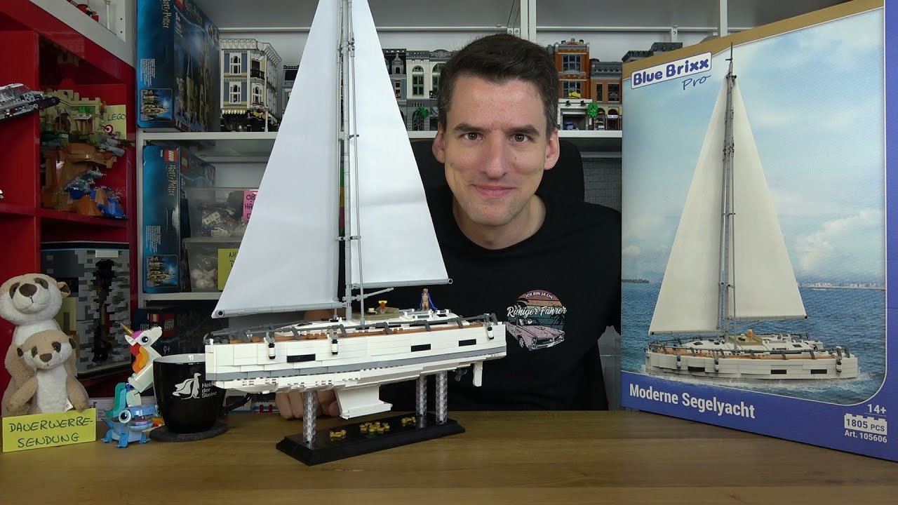 Ist mir den Pro-Aufpreis nicht wert: BlueBrixx® 105606 Moderne Segelyacht