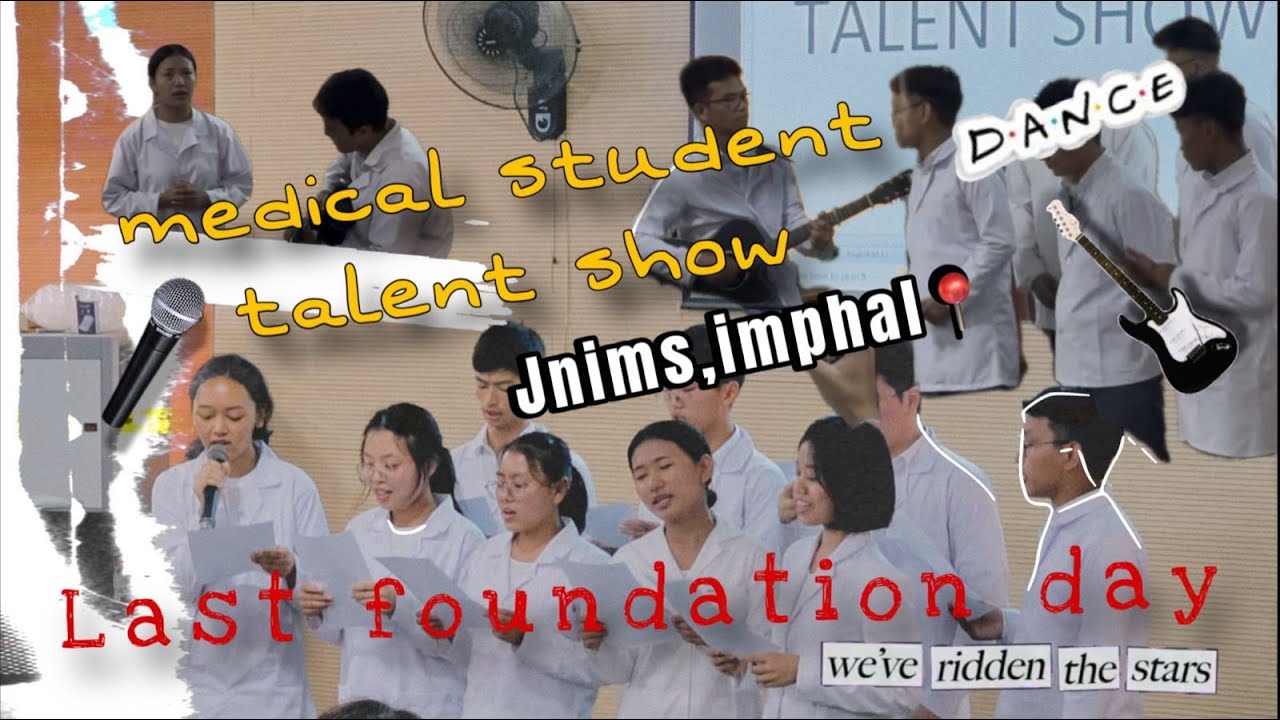 Life of a mbbs student 🩺| Talent show 🎤| Foundation day| JNIMS, Imphal