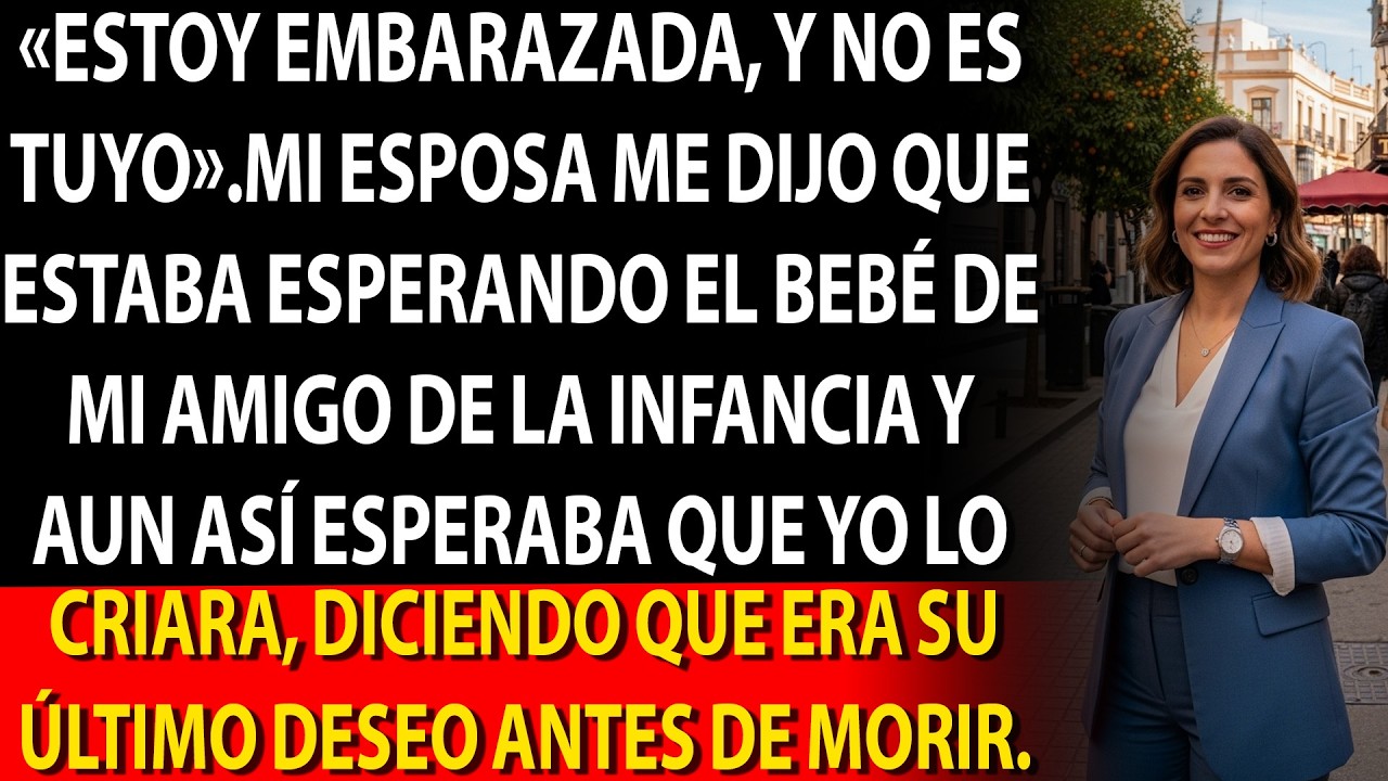 🤰 «Estoy embarazada y no es tuyo»… es de tu amigo de la infancia 💔