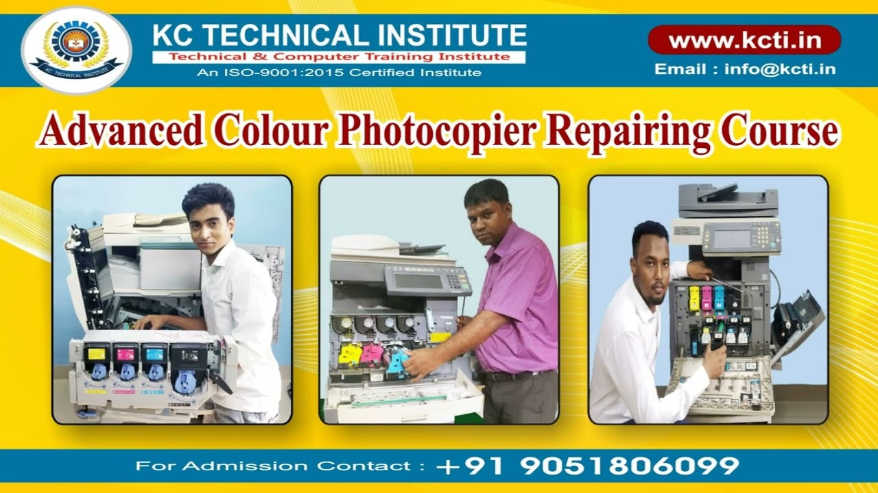 Colour Photocopier Repairing Training Course ∣ Colour Xerox Machine Repairing Training Course ∣ KCTI
