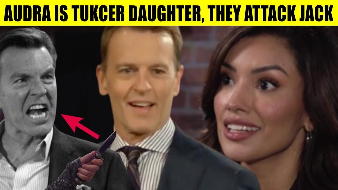 CBS Young And The Restless Audra Charles is Tucker's daughter, they return to Genoa to avenge Jack