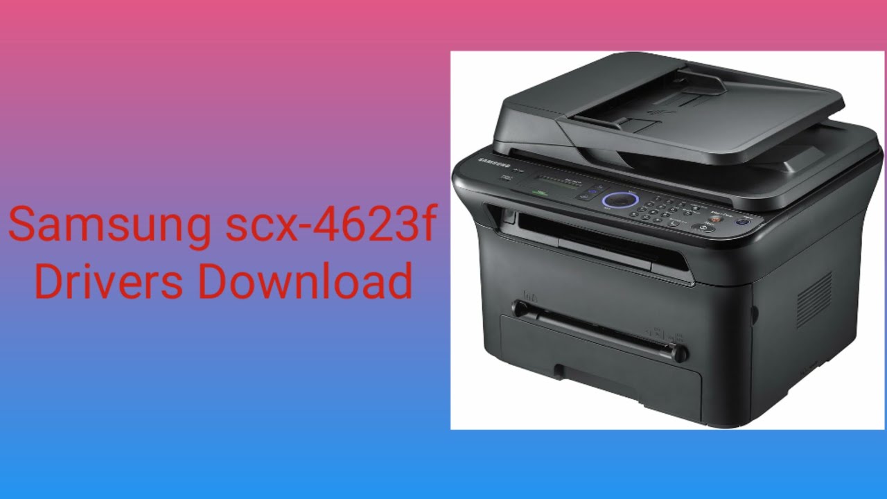 samsung printer  scx-4623-universal driver installed