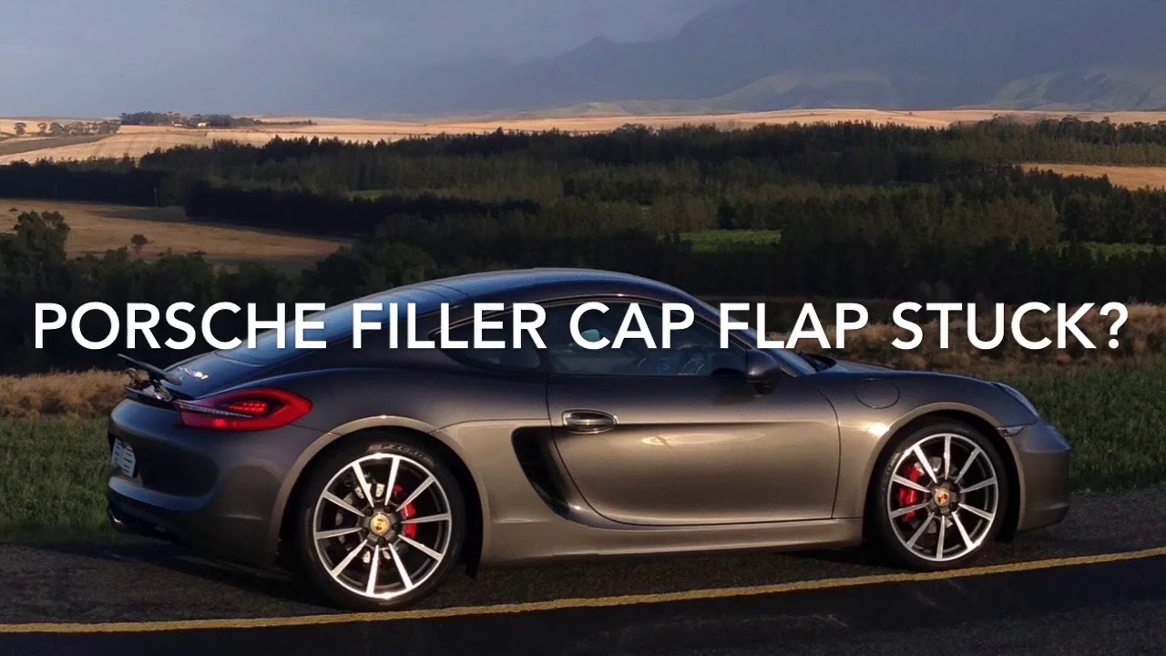 How to open Porsche fuel flap in an emergency.