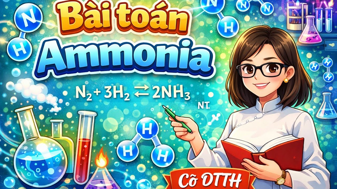 Chinh phục hóa vô cơ: Bài toán ammonia