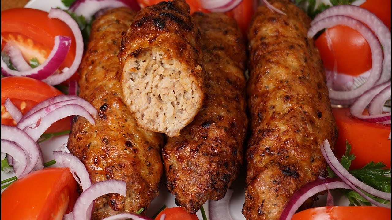 Szaszłyki kaukaskie z kurczaka / Lula Kebab