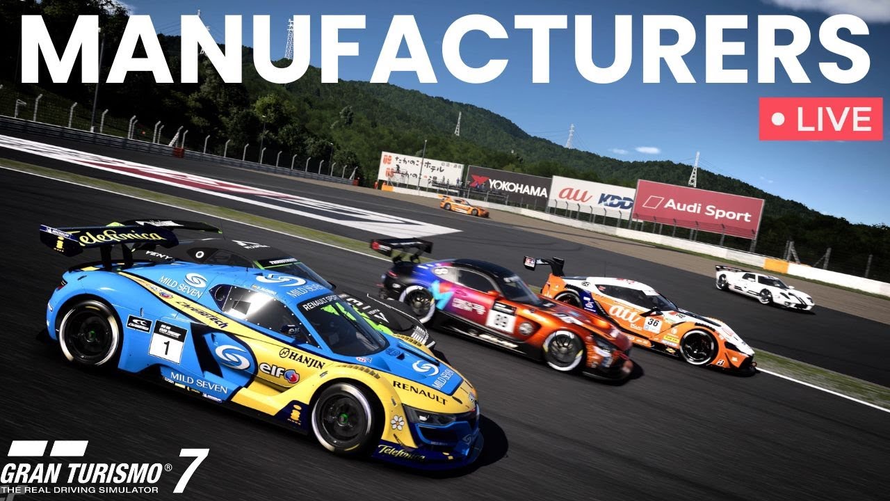 Gran Turismo 7: GTWS Manufacturers Round 6 Gr3 Fuji - Live Stream